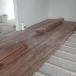 instalación de luelas de madera